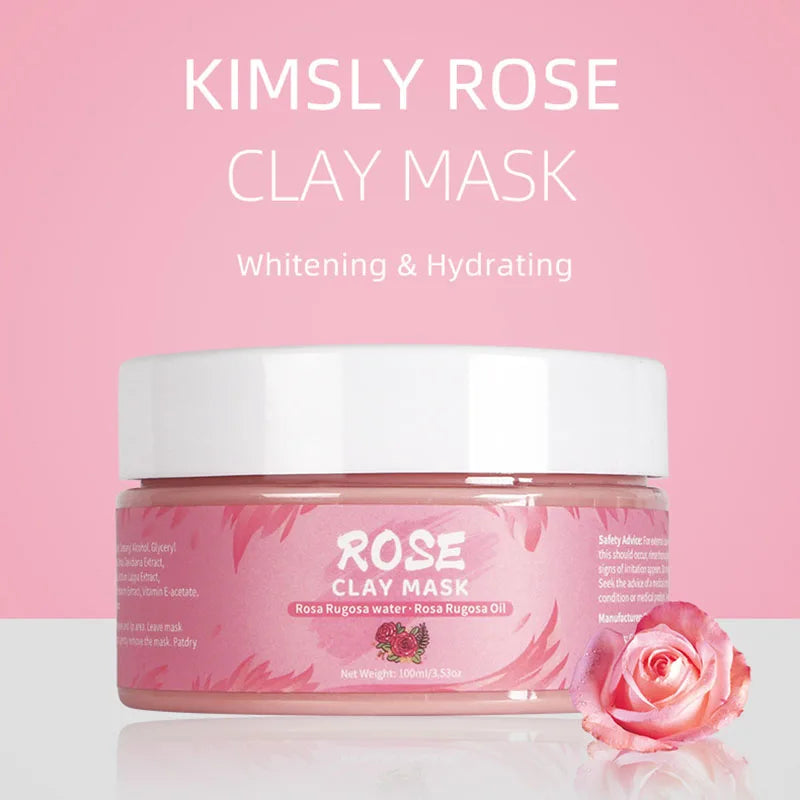 Clay Mud Face Mask Set – Turmeric, Green Tea, Rose & Avocado