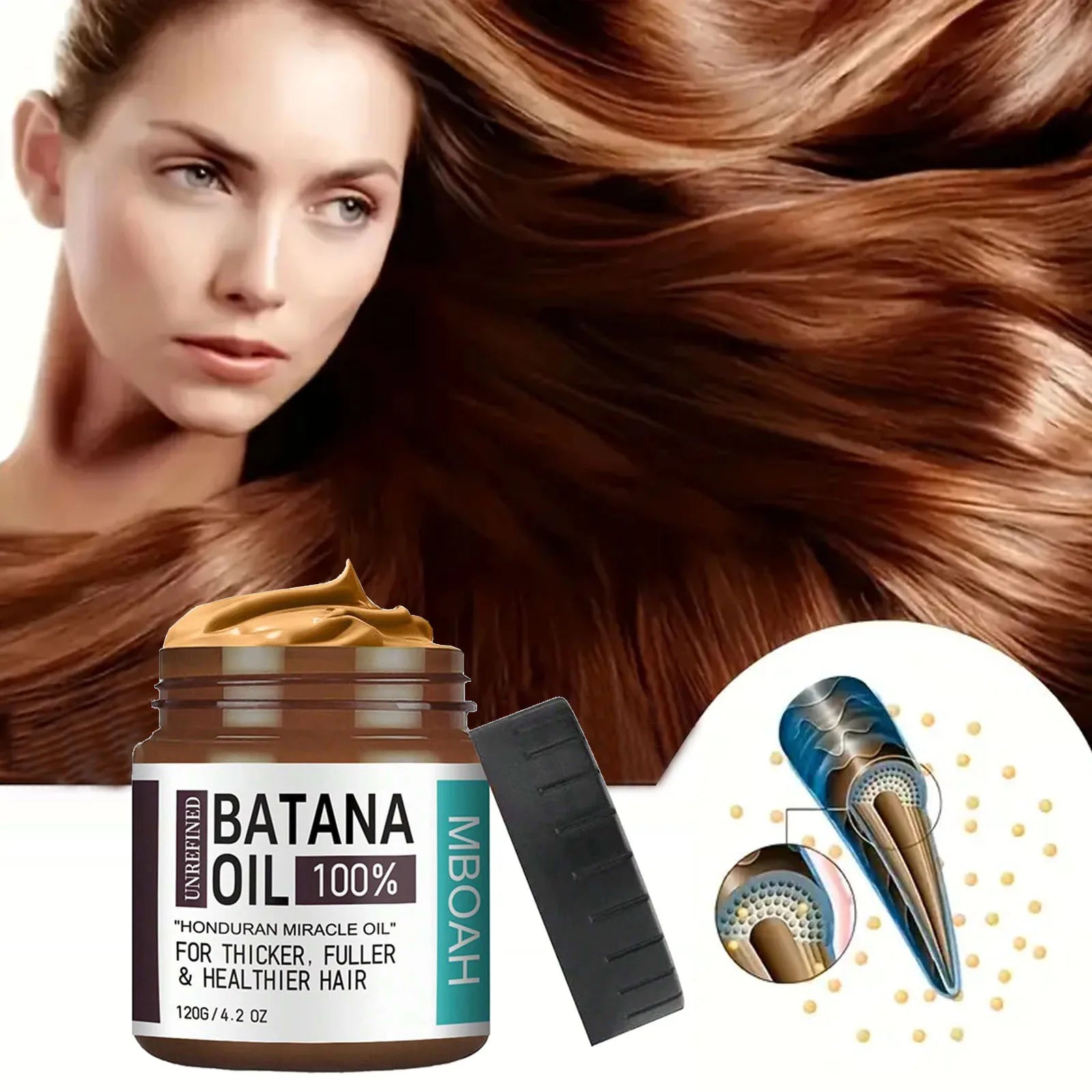 100% Pure Batana Oil – Hair Growth & Nourishment from Honduras