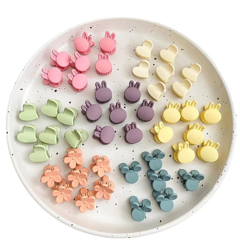 Mini Candy Clasp Hair Clips – Colorful Bang & Side Clips