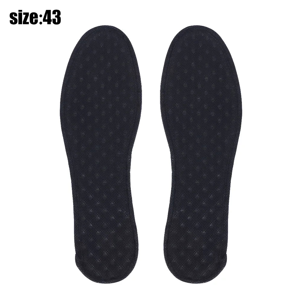 2–6pcs Bamboo Deodorant Insoles – Breathable, Sweat-Absorbing Shoe Inserts for Men & Women