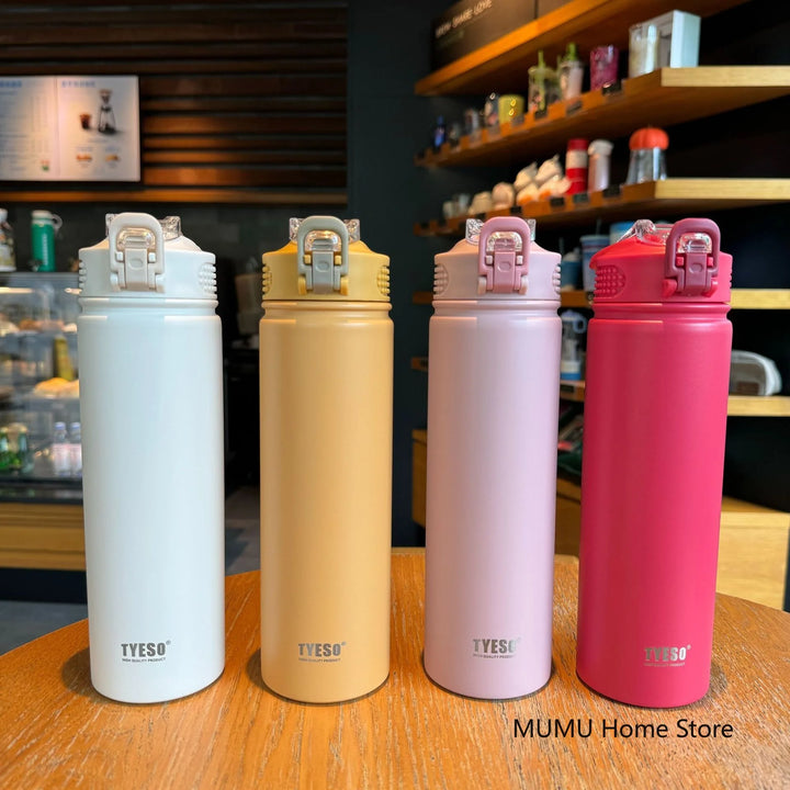 TYESO Stainless Steel Vacuum Bottle – 600/750ml