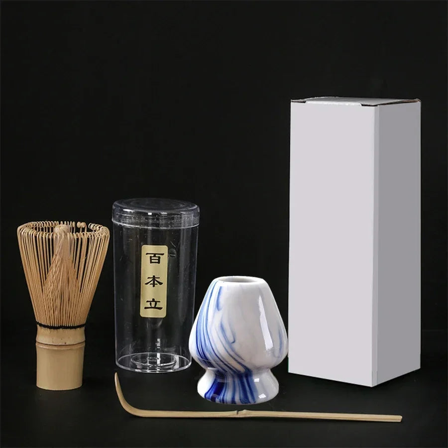 3PCS Japanese Matcha Set – Bamboo Buddha Tea Spoon & Tea Stirring Tools for Tea Preparation