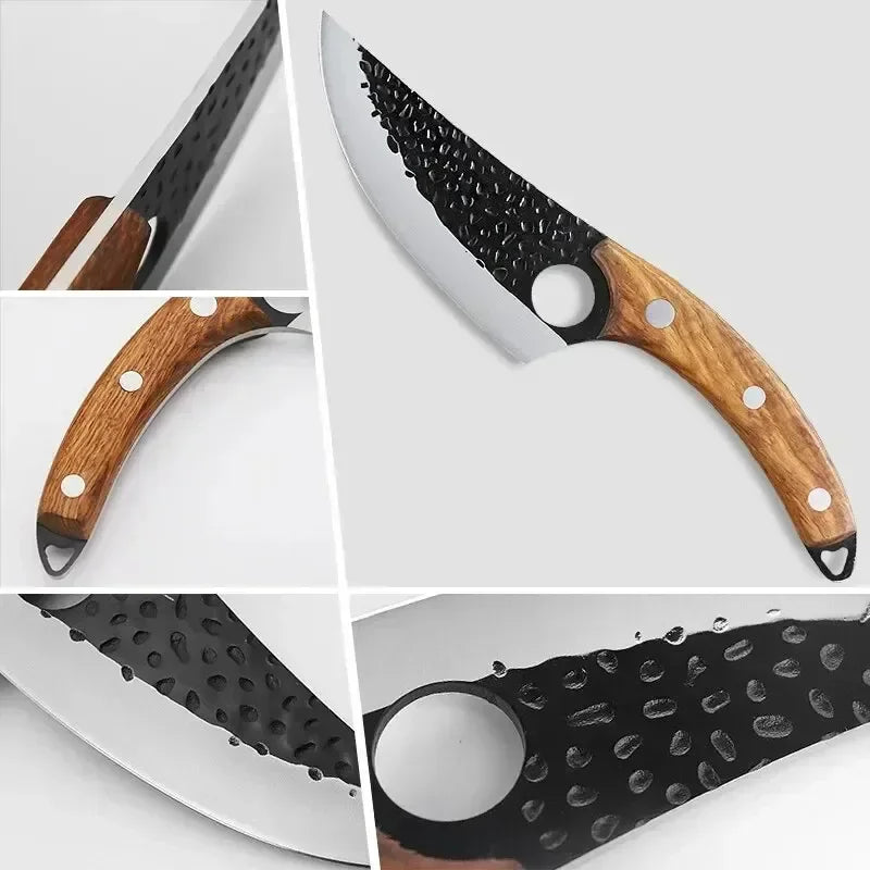 Forged Stainless Steel Boning & Fillet Knife – Kitchen Utility Tool