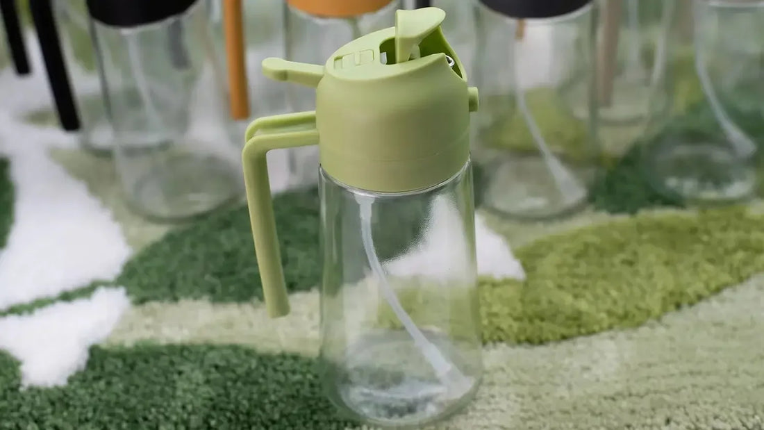 2-in-1 500ML Glass Oil Sprayer – Oil Spray Bottle & Oil Tank for BBQ, Kitchen, Baking, and Picnic