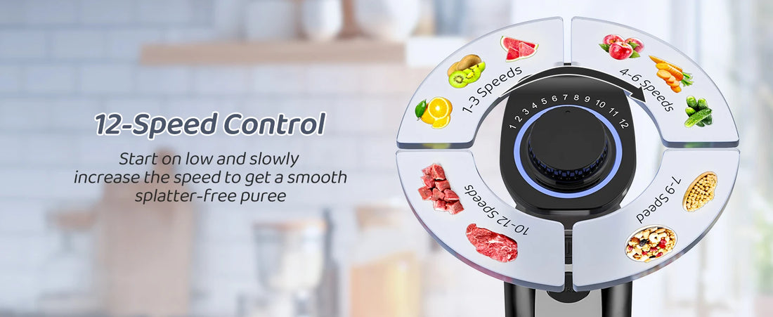 1000 Watt Powerful Handheld Immersion Blender – Vegetable, Meat, and Egg Beater for Smoothies, Sauces, Baby Food & Soups