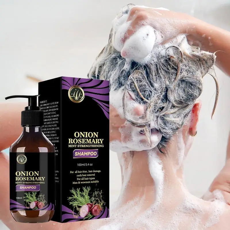 Hair Growth & Thickening Shampoo – Rosemary & Onion Formula
