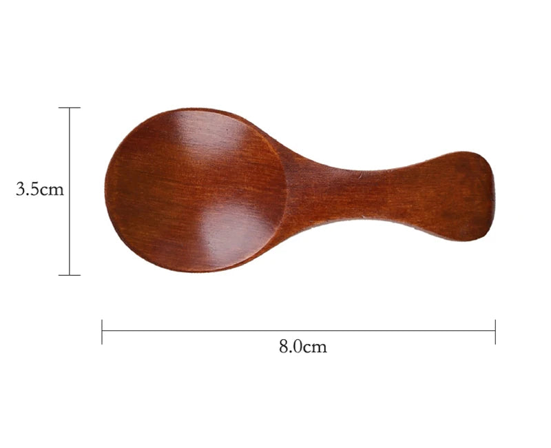 4Pcs Mini Wooden Spoons – Small Kitchen Spice & Condiment Spoons