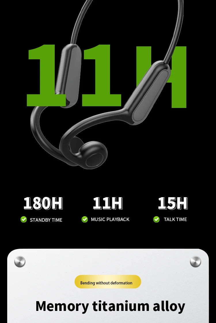 Xiaomi Mijia Bone Conduction Headphones – Bluetooth 5.3 Waterproof Sports Ear Hook Headset