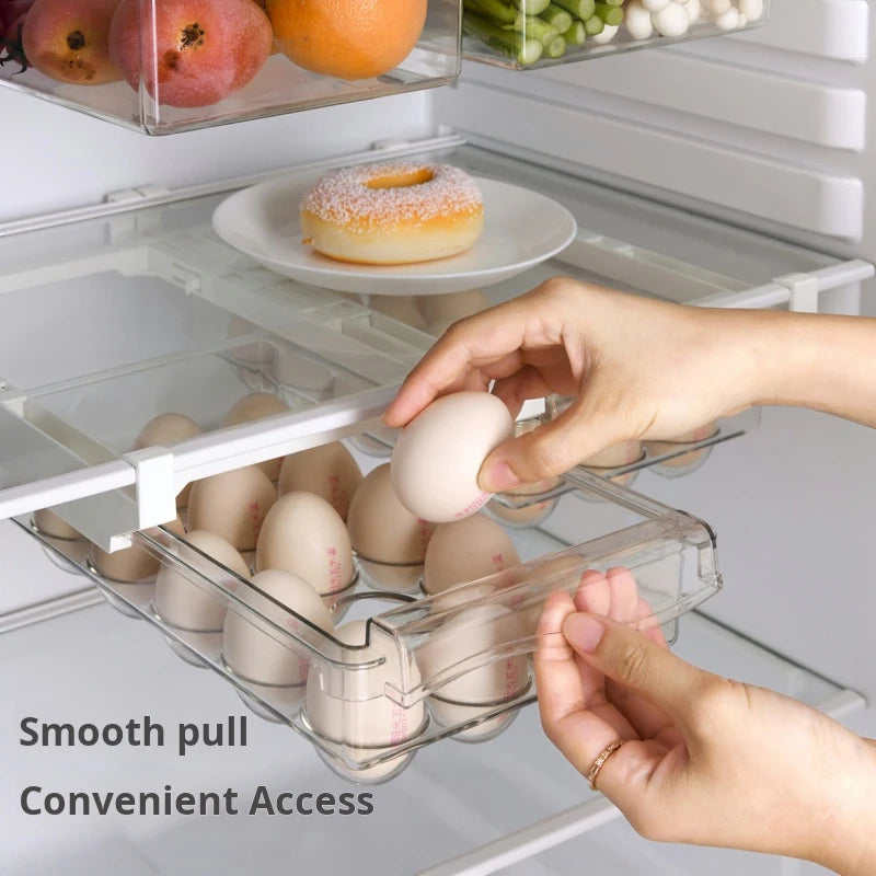 Drawer-Style Refrigerator Egg Storage Box