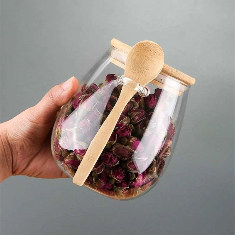 Hermetic Glass Food Storage Containers with Lid