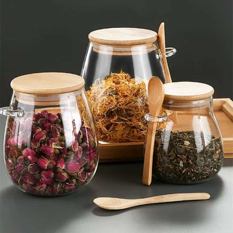 Hermetic Glass Food Storage Containers with Lid