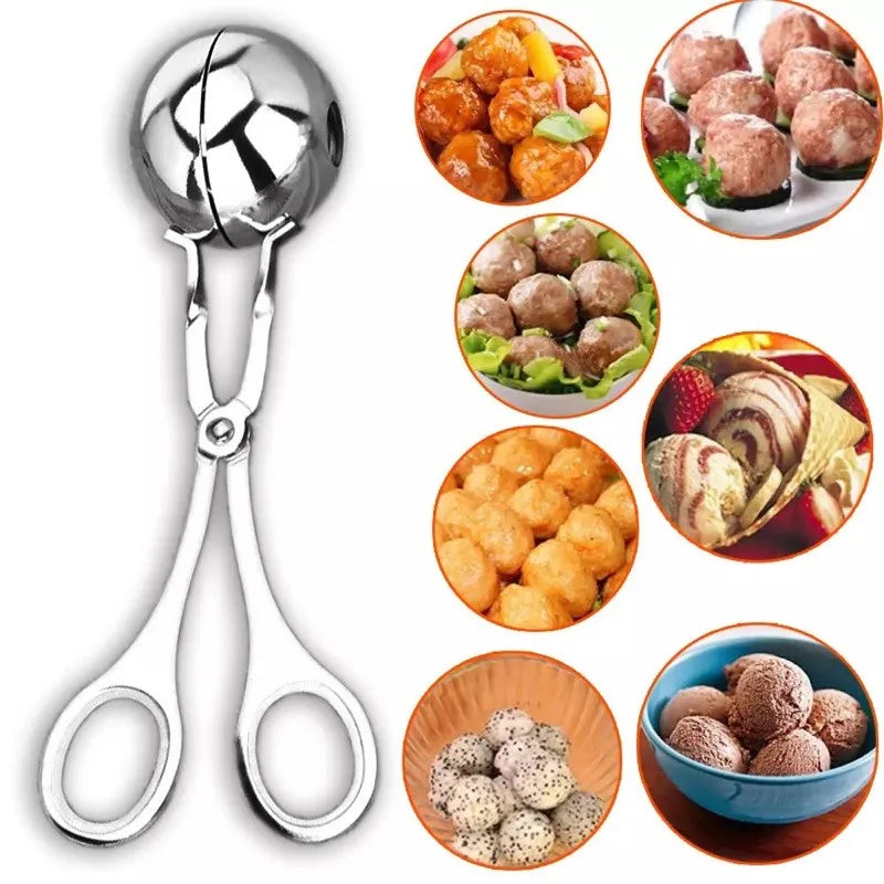 Meatball Maker Clip – Stainless Steel Mold for Fish Balls & Rice Balls