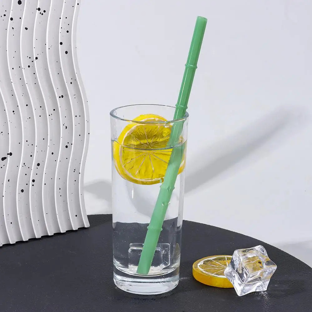 Reusable Glass Straws – Clear Drinking Straws for Juice, Milk, and More