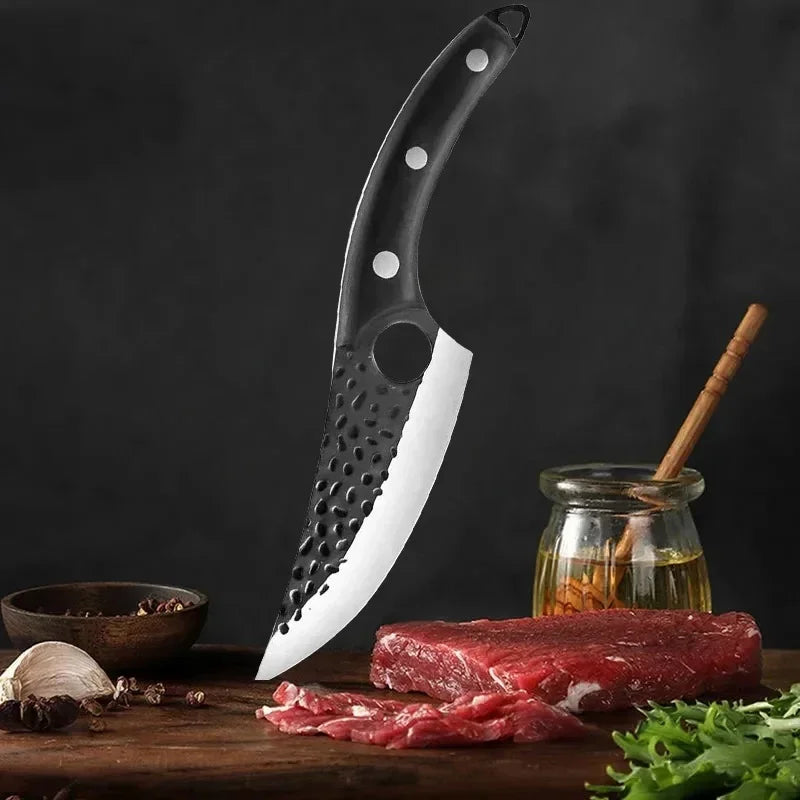 Forged Stainless Steel Boning & Fillet Knife – Kitchen Utility Tool