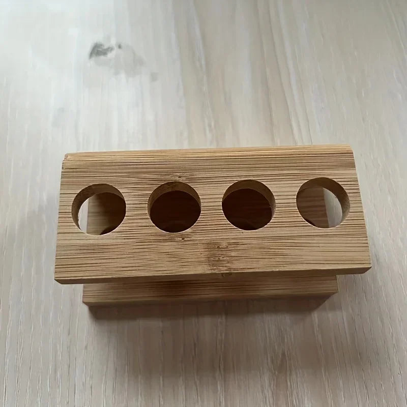 Bamboo Toothbrush Head Holder – 2/3/4 Slots
