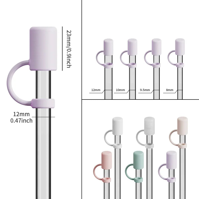 Reusable Silicone Straw Cap for Stanley Cups – Leak-Proof