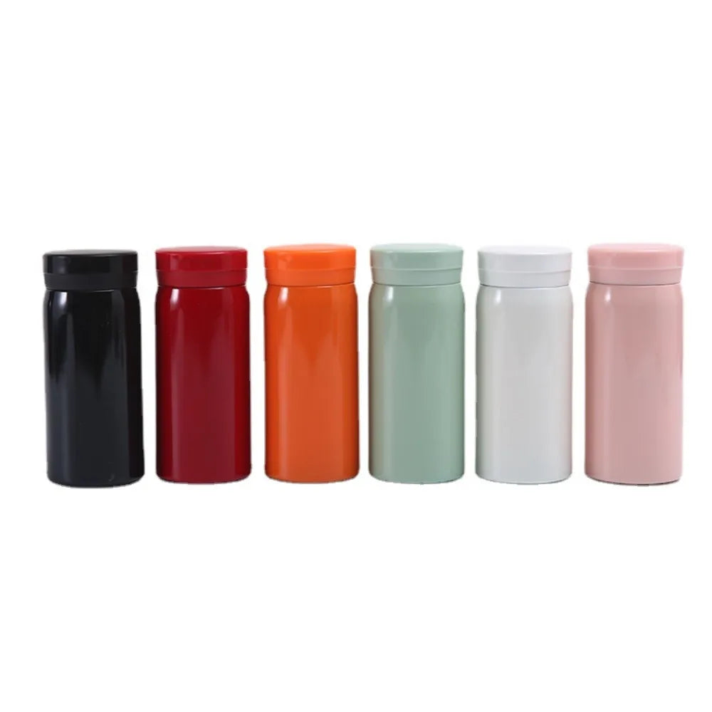 Simple 304 Stainless Steel Mini Thermos Bottle – Leak-Proof Insulated Coffee Mug (200ml/280ml)