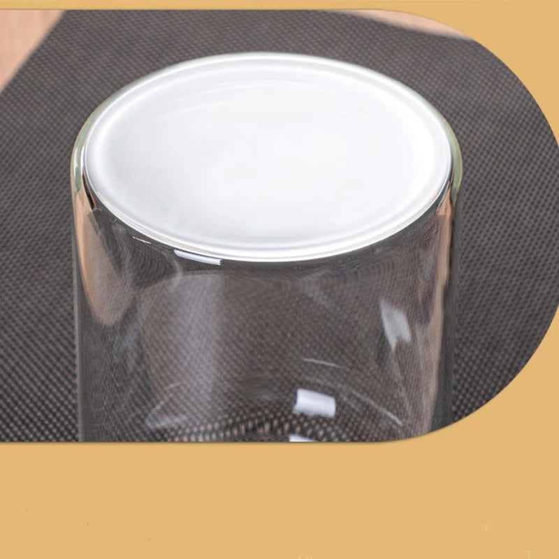 New Coffee Beans Vacuum Sealed Tank – Transparent Glass Food Storage Jar