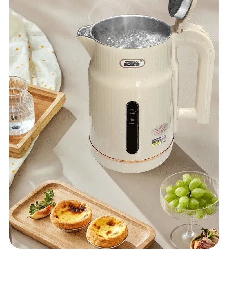 Large Capacity Automatic Breakdown Electrical Kettle – Half Sphere Shape Insulated Thermal Water Heater for Dormitory and Home Use