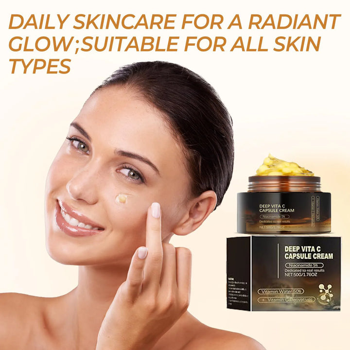 Vitamin C Golden Capsule Moisturizer – Hydrating & Antioxidant Daily Care
