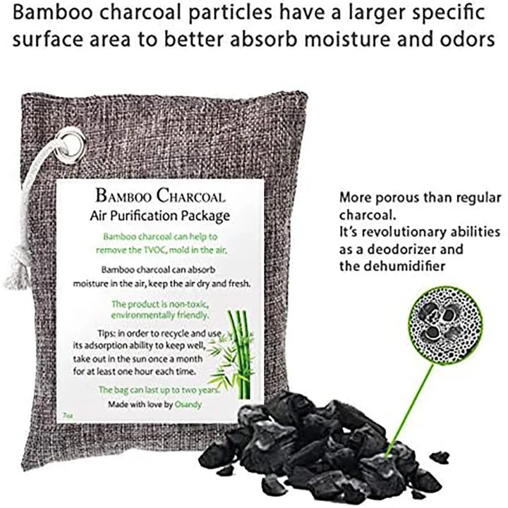 Bamboo Charcoal Air Purifying Bags – Natural Deodorizer