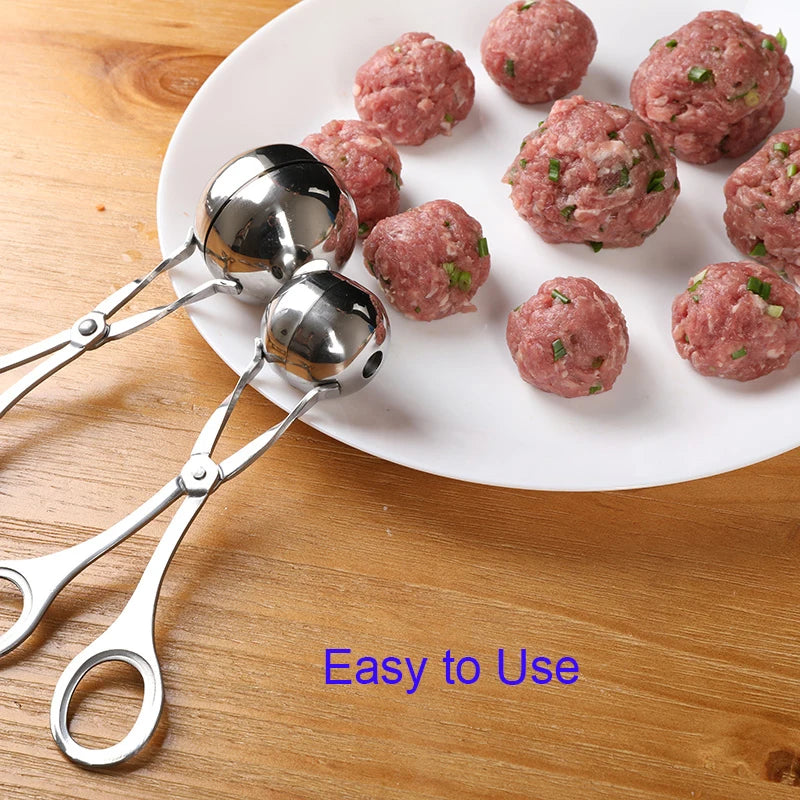 Meatball Maker Clip – Stainless Steel Mold for Fish Balls & Rice Balls