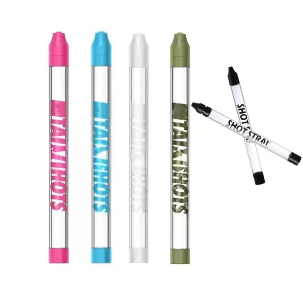 Shot Straw – Transparent Reusable Glass Drinking Straws for Tumblers and Bottles