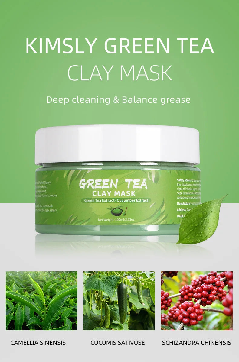 Clay Mud Face Mask Set – Turmeric, Green Tea, Rose & Avocado