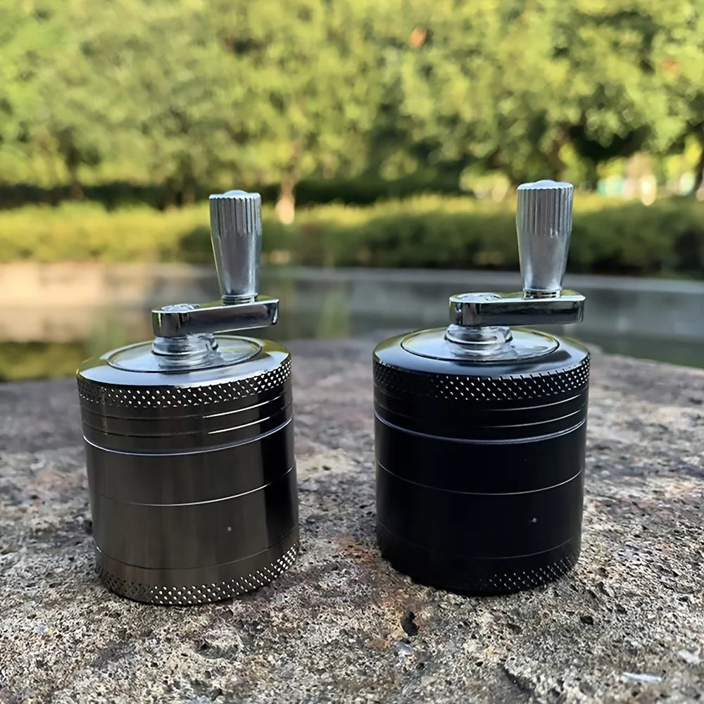 Nut and Hard Spice Grinder – Manual Crusher for Nutmeg, Ginger, Rock Salt, and Peppercorns