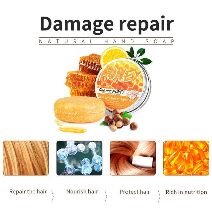 Natural Honey Shampoo – Plant-Based, Refreshing & Oil Control