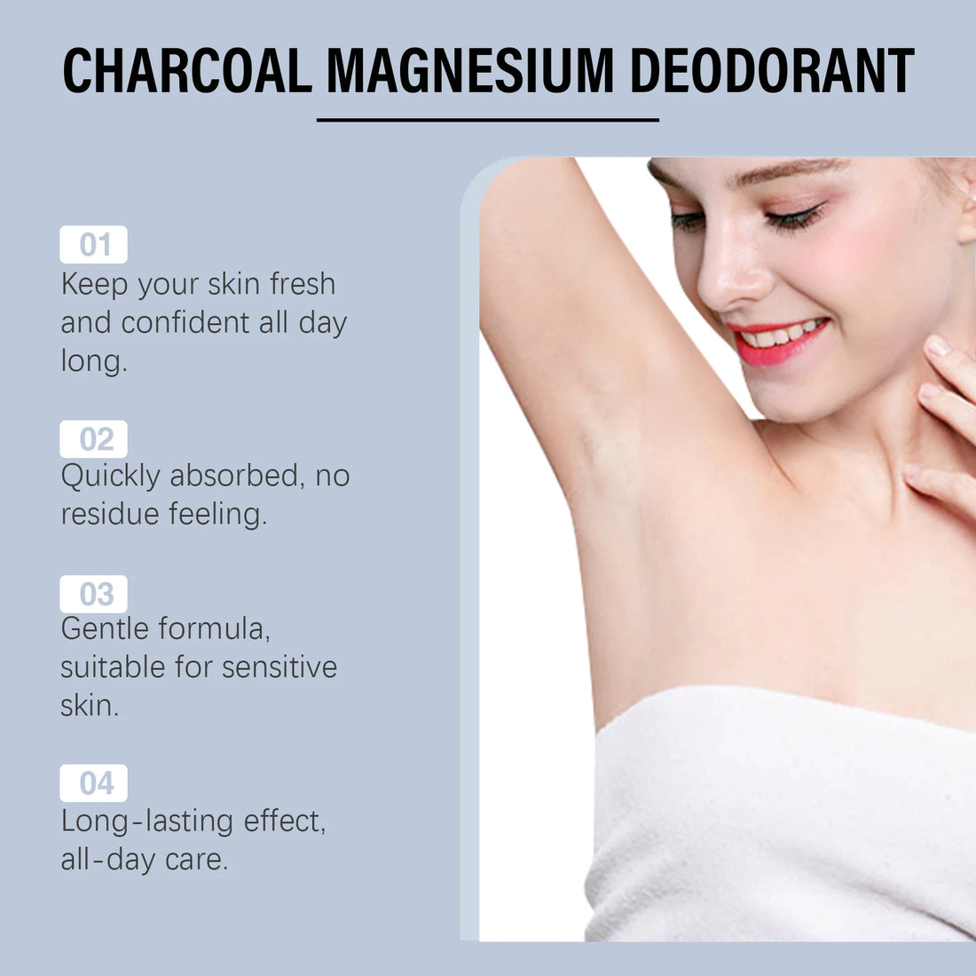Charcoal Deodorant Stick – Long-Lasting Odor Protection