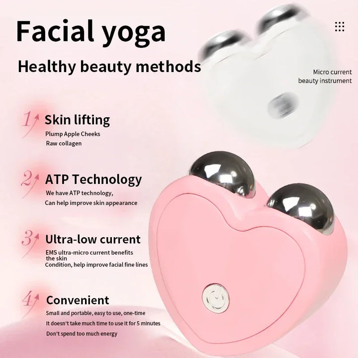 Mini Microcurrent Face Lifting Device – EMS Firming & Contouring Tool