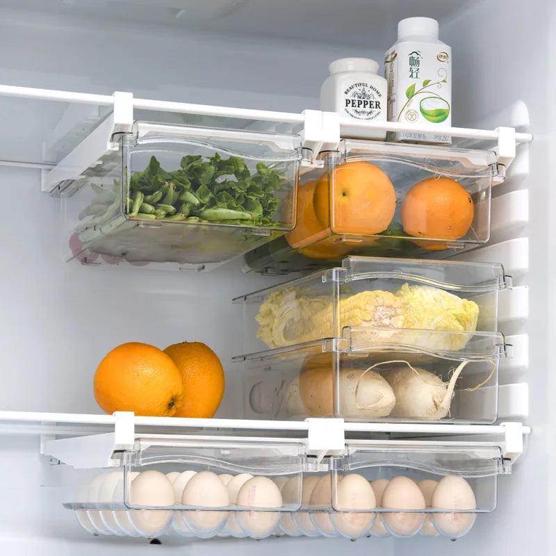 Drawer-Style Refrigerator Egg Storage Box