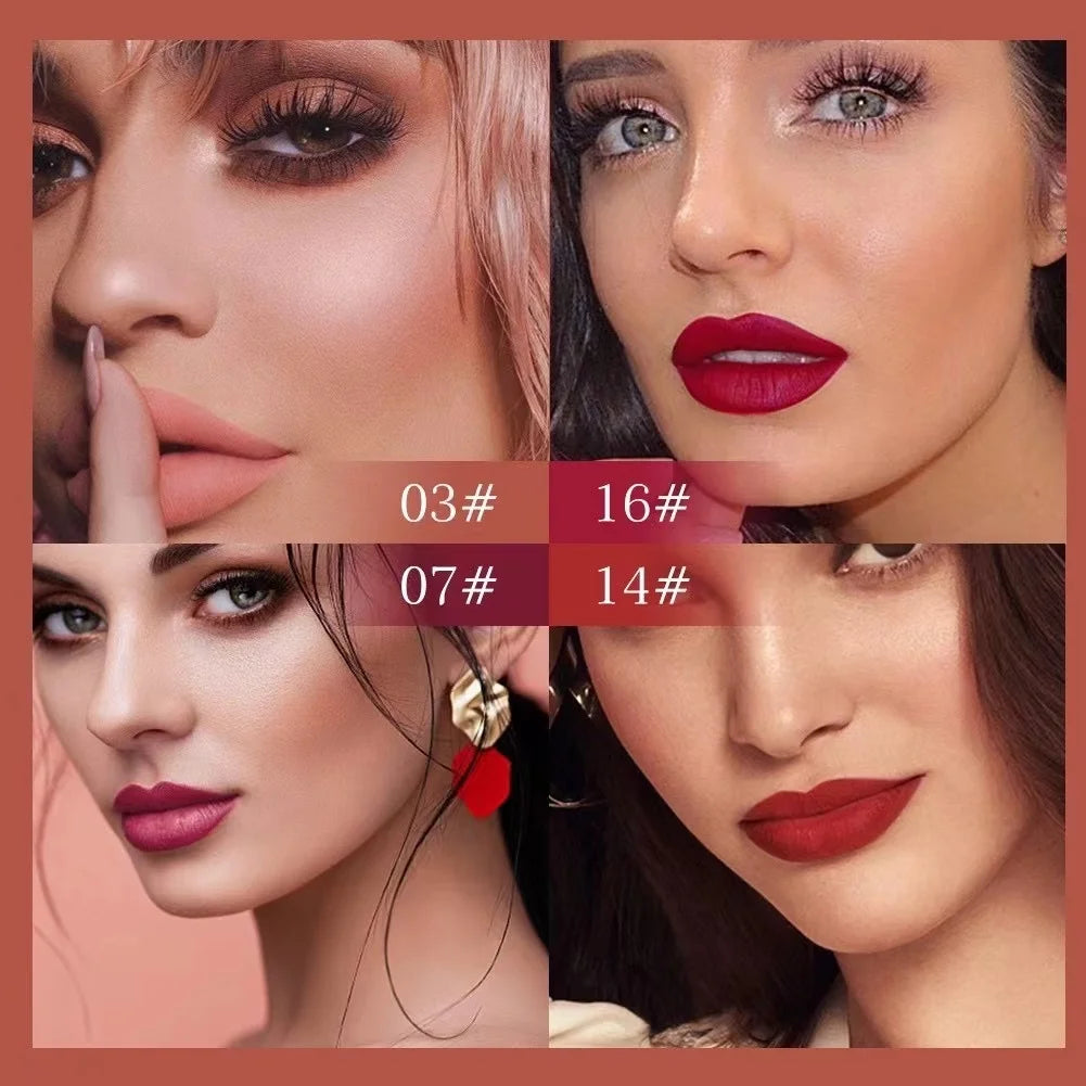 CmaaDu Matte Liquid Lipstick – Long-Lasting, Waterproof Red Lip Stain