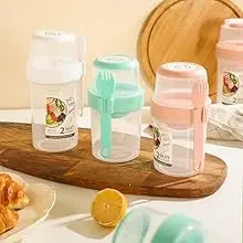 Carry Breakfast Cups – Salad, Yogurt, Cereal, Oatmeal, Snacks, Parfait Containers with Forks and Dressing Holders