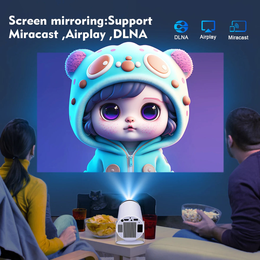 Magcubic HY300 Pro 4K Android Projector – 260 ANSI