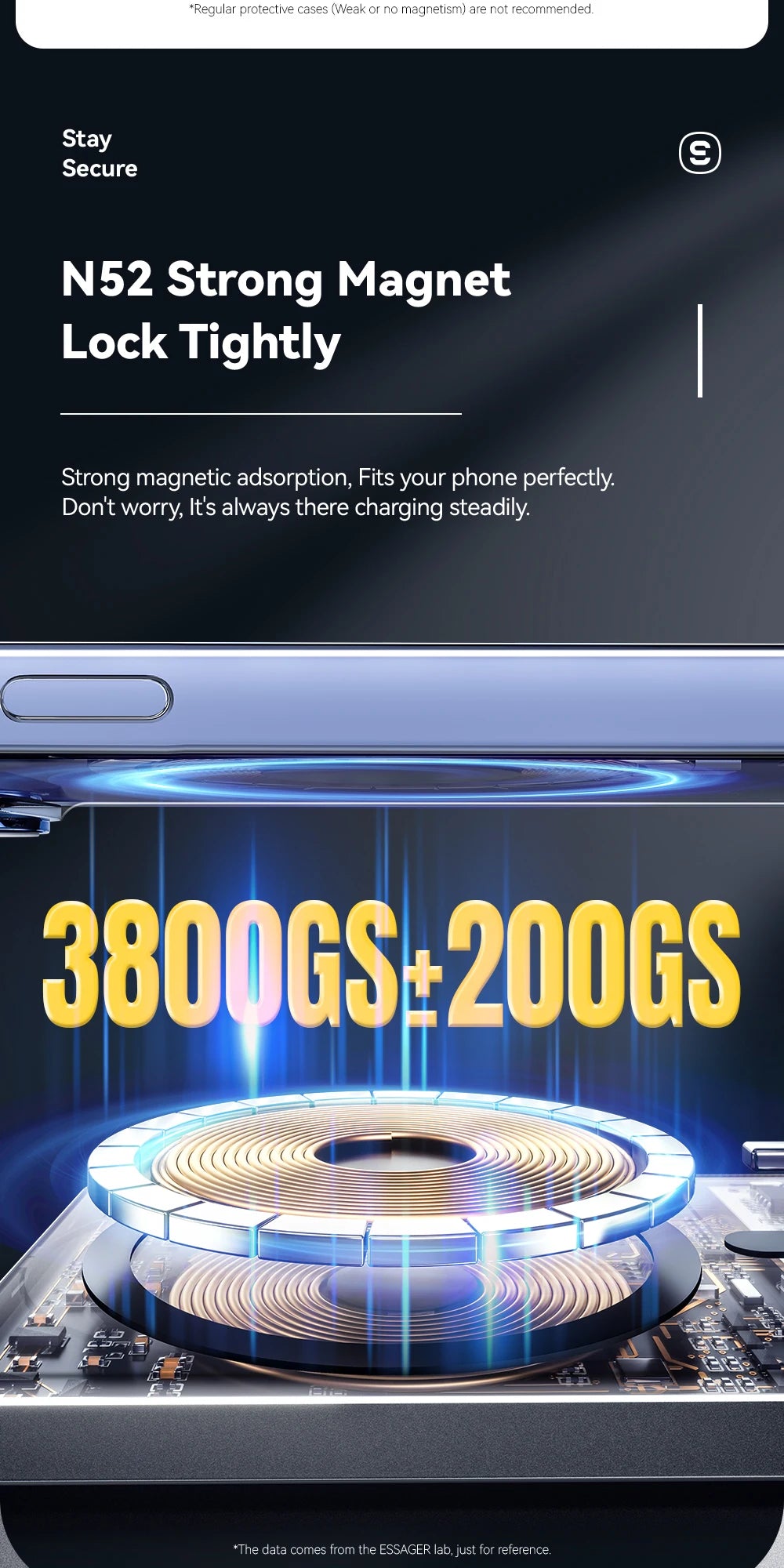 Essager 5000mAh Magnetic Wireless Power Bank – 20W Fast Charging for iPhone 16/15/14/13 (MagSafe Compatible)