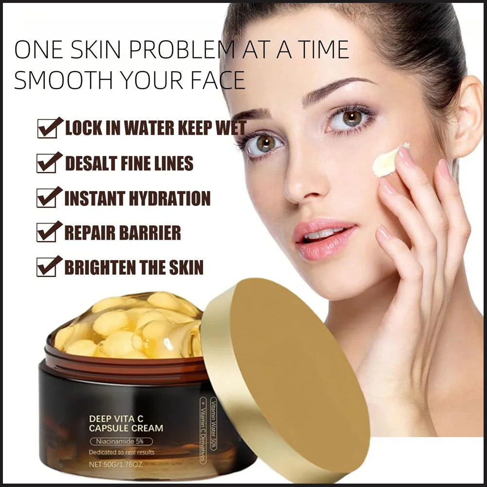 Vitamin C Golden Capsule Moisturizer – Hydrating & Antioxidant Daily Care