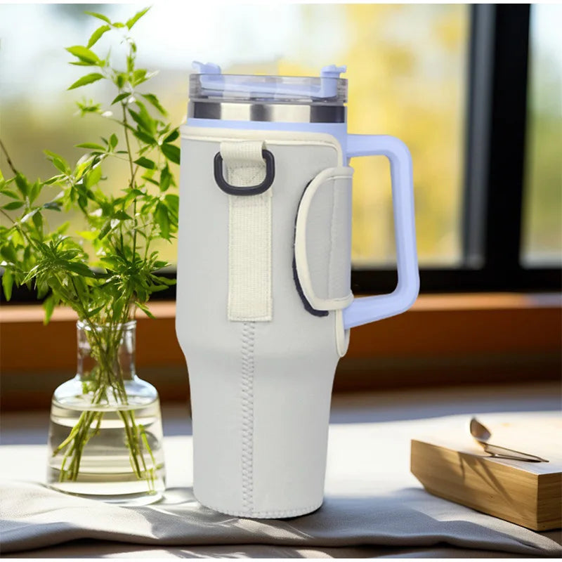 40oz Water Bottle Carrier Bag with Strap