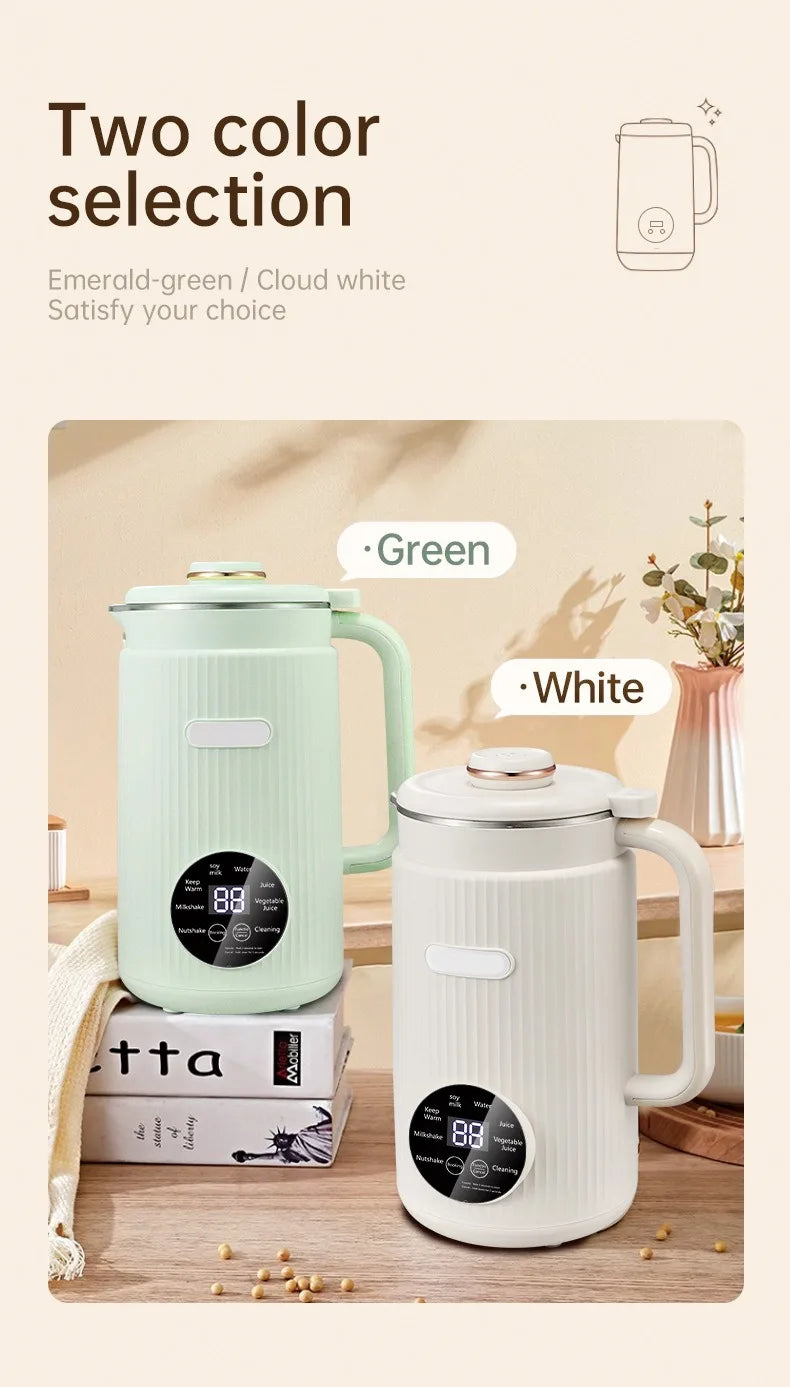 Multifunctional Electric Soybean Milk Machine – 220V/110V Food Blender & Juice Maker