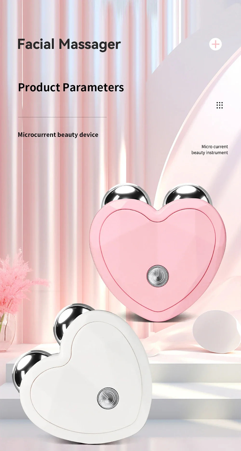 Mini Microcurrent Face Lifting Device – EMS Firming & Contouring Tool