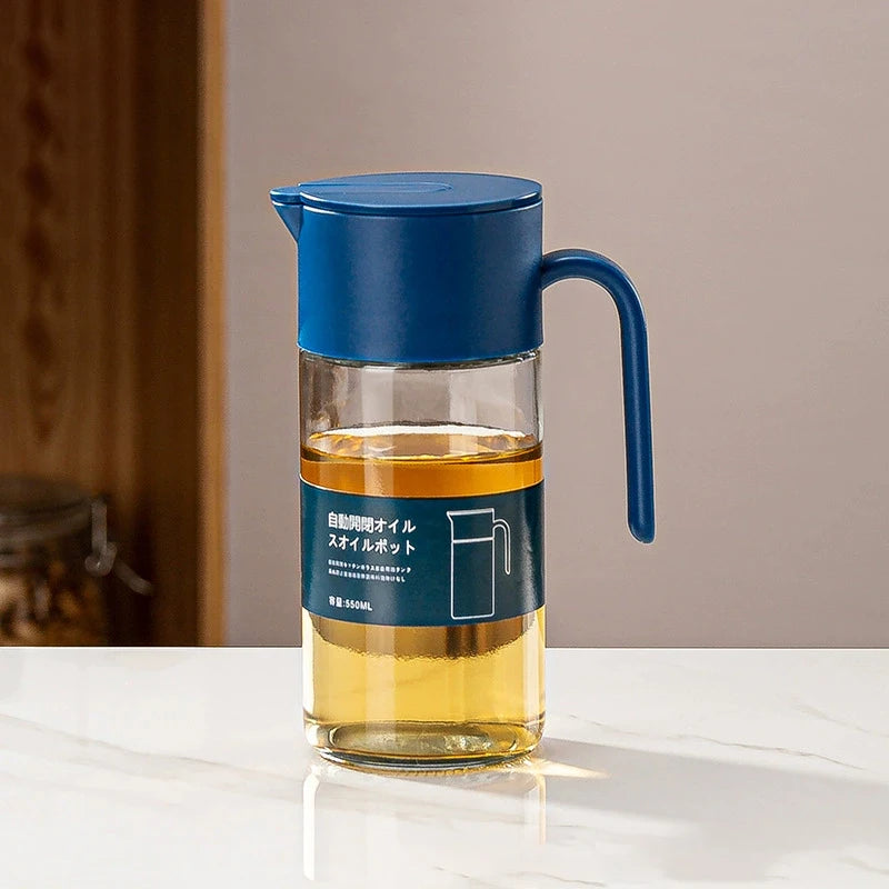 250ml Oil Spray Bottle – Borosilicate Glass Olive Oil Mister for Cooking, Air Fryer, and Salad