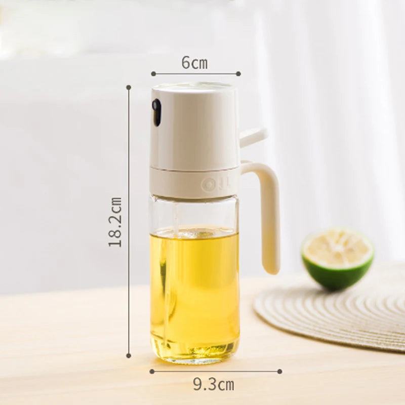 250ml Oil Spray Bottle – Borosilicate Glass Olive Oil Mister for Cooking, Air Fryer, and Salad