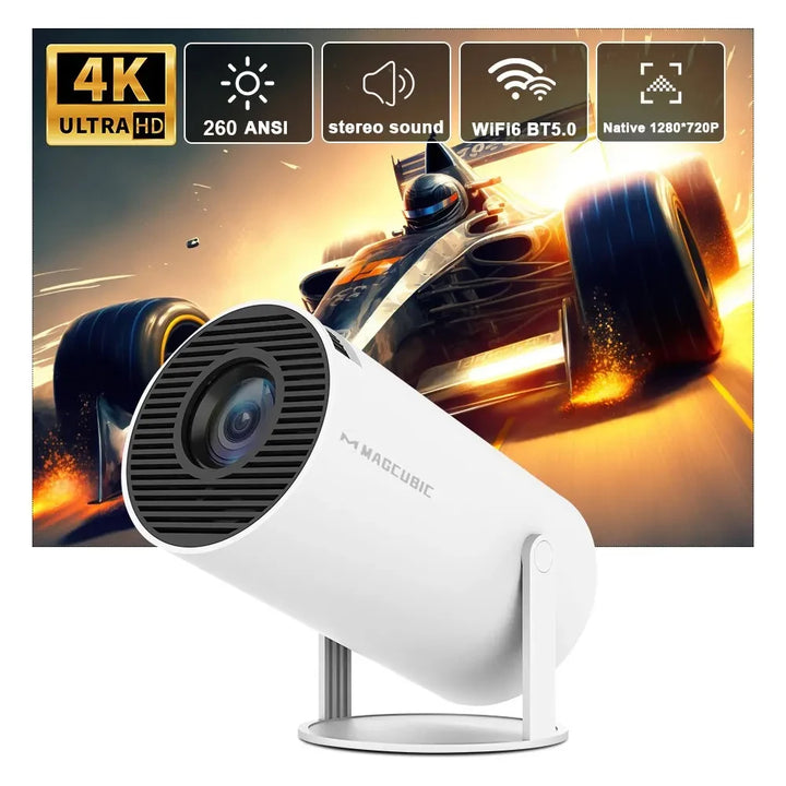Magcubic HY300 Pro 4K Android Projector – 260 ANSI