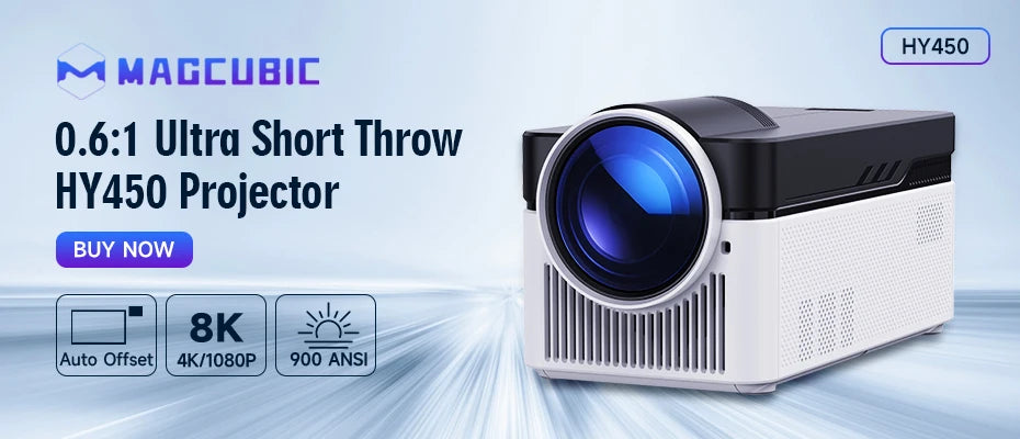 Magcubic HY300 Pro 4K Android Projector – 260 ANSI