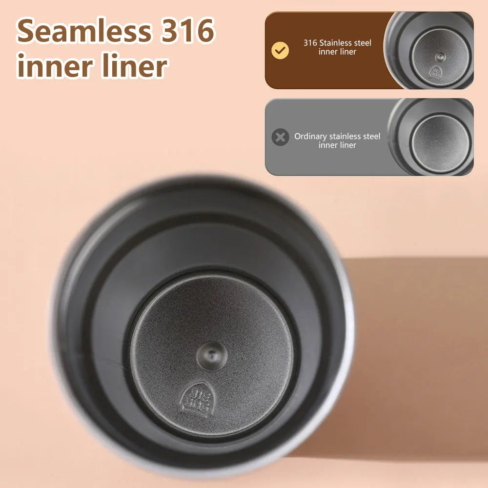 Smart Temperature Display Insulated Coffee Cup