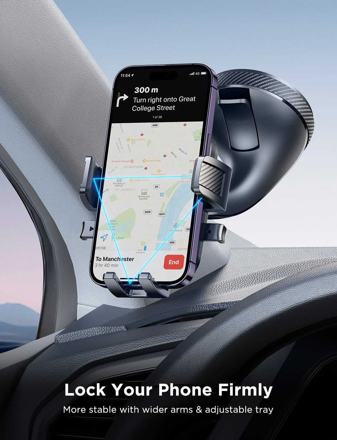 Joyroom Car Phone Holder – Air Vent Mount with 360° Rotation for iPhone, Samsung, Xiaomi, Huawei