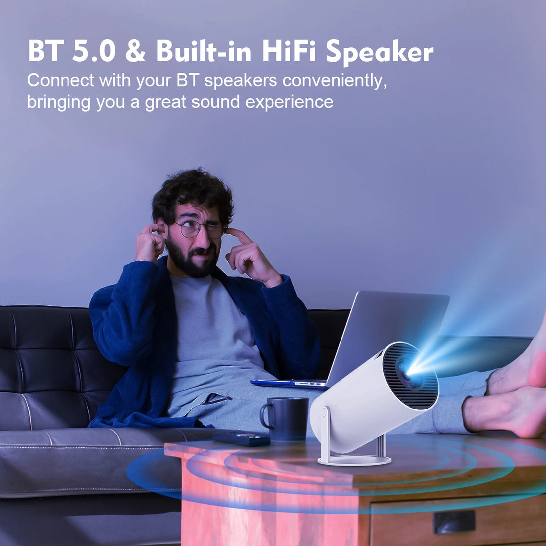 Magcubic HY300 Pro 4K Android Projector – 260 ANSI