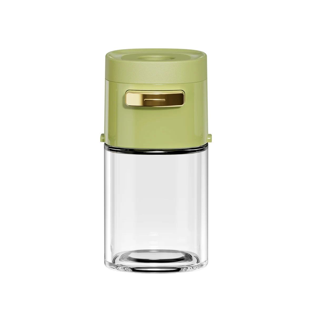 180ML Glass Quantitative Seasoning Jar – Press-Type Salt Control Bottle, Sealed Salt Jar for Kitchen