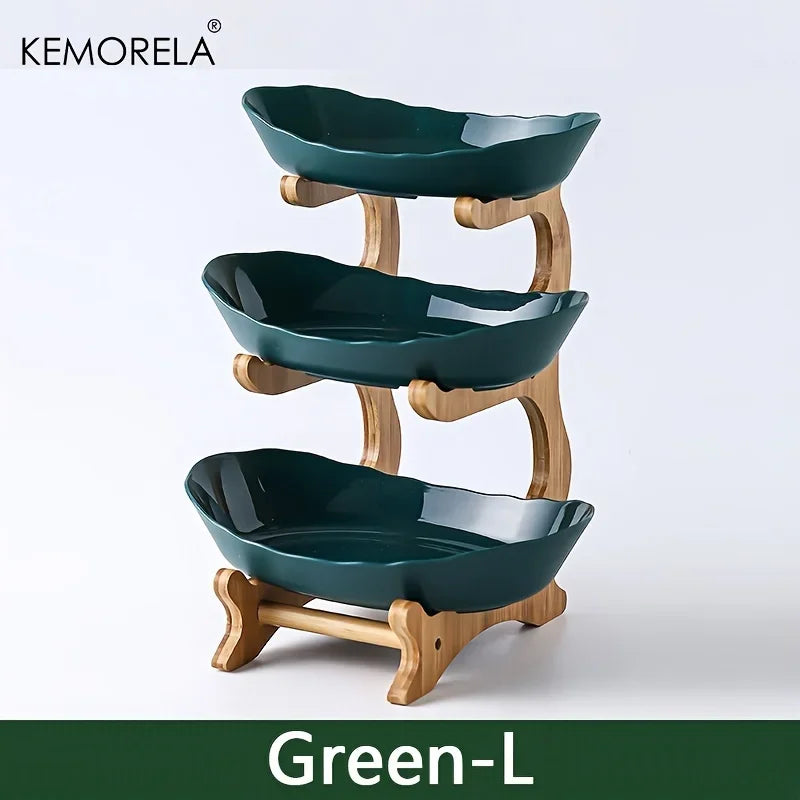 2/3-Layer Wooden Dessert & Fruit Stand